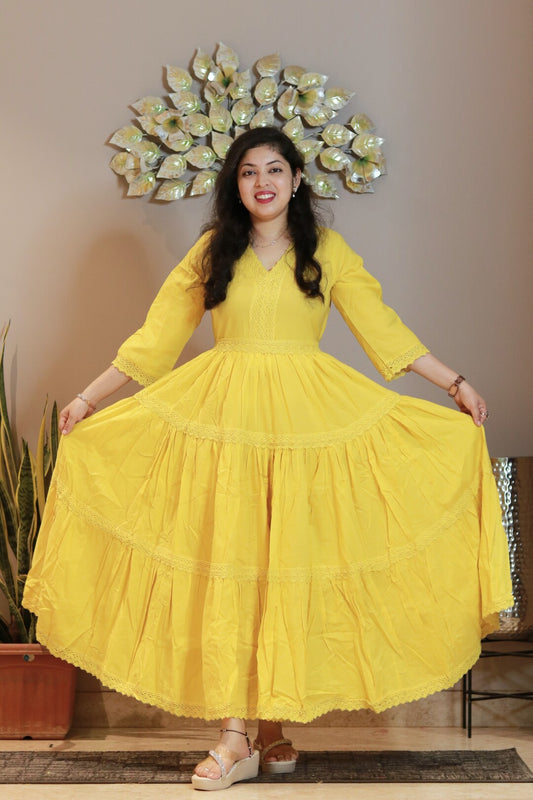 Yellow Aura Kurta Set