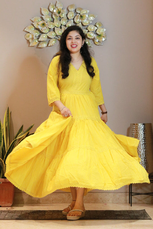 Yellow Aura Kurta Set