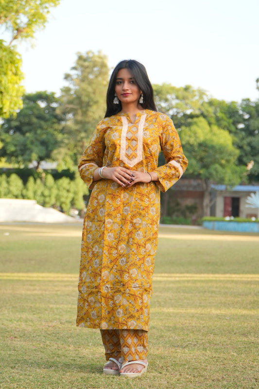 Basanti Noor Kurta Set